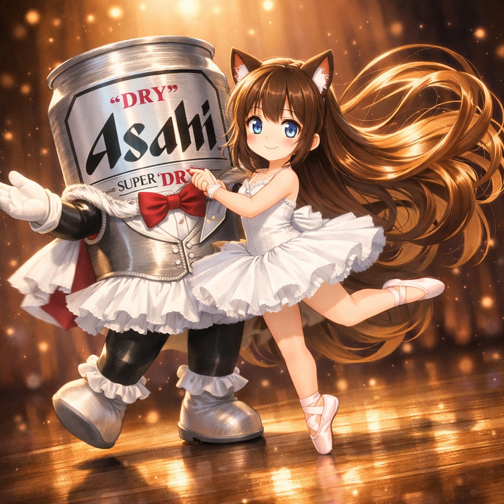 パ・ド・ドゥの小さな女の子