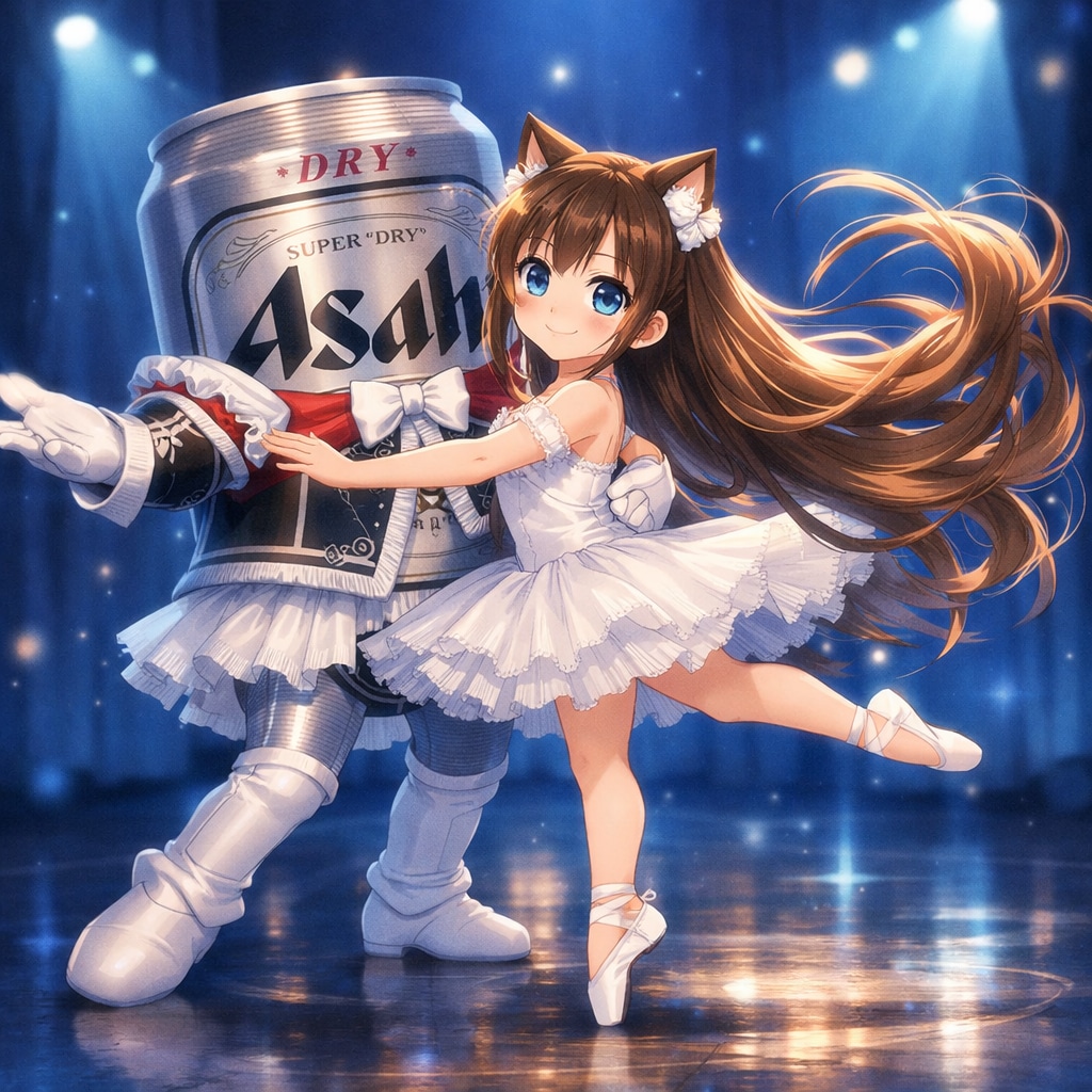 パ・ド・ドゥの小さな女の子