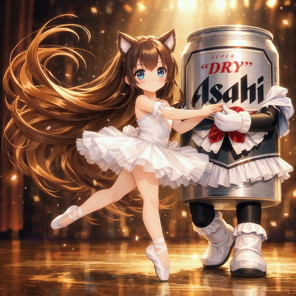 パ・ド・ドゥの小さな女の子