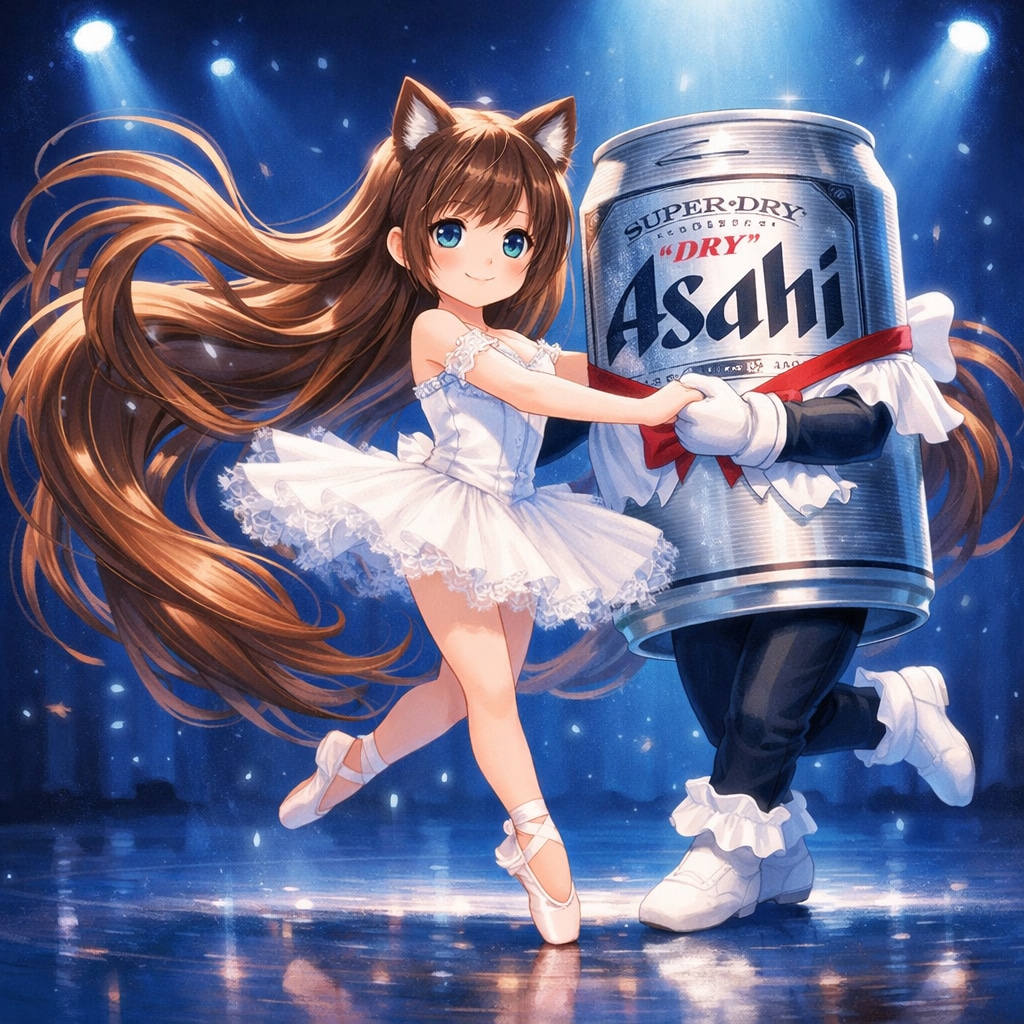 パ・ド・ドゥの小さな女の子