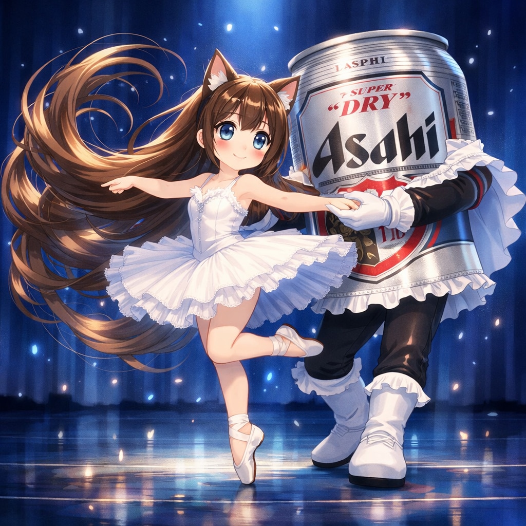 パ・ド・ドゥの小さな女の子