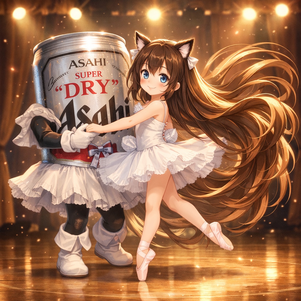 パ・ド・ドゥの小さな女の子