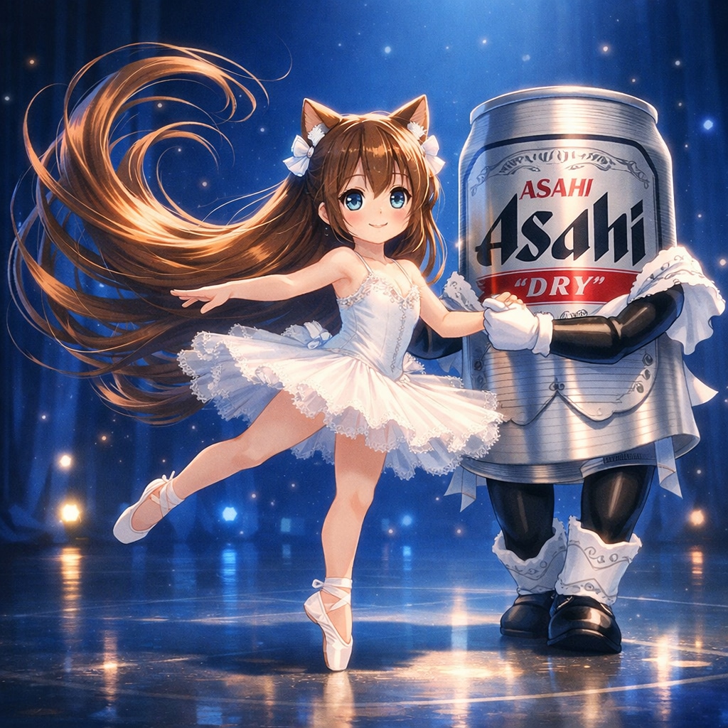 パ・ド・ドゥの小さな女の子