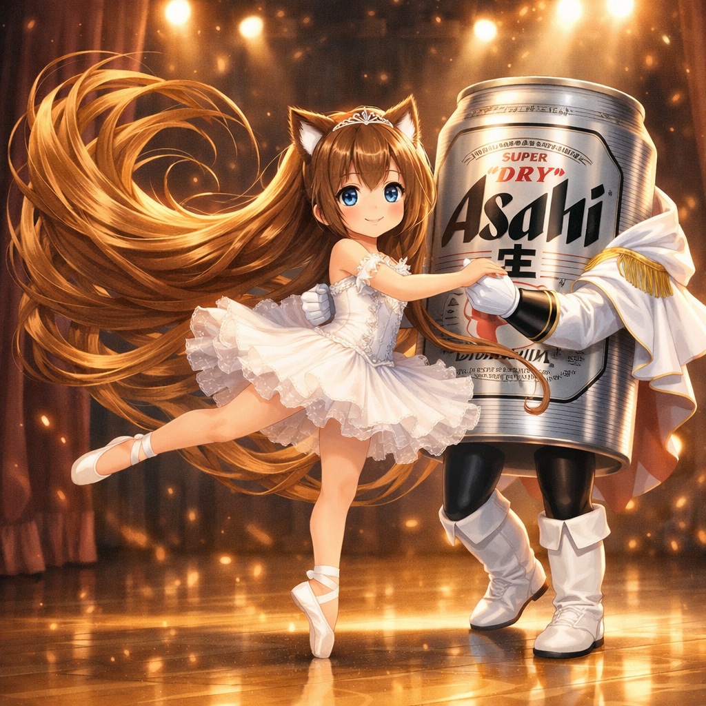 パ・ド・ドゥの小さな女の子