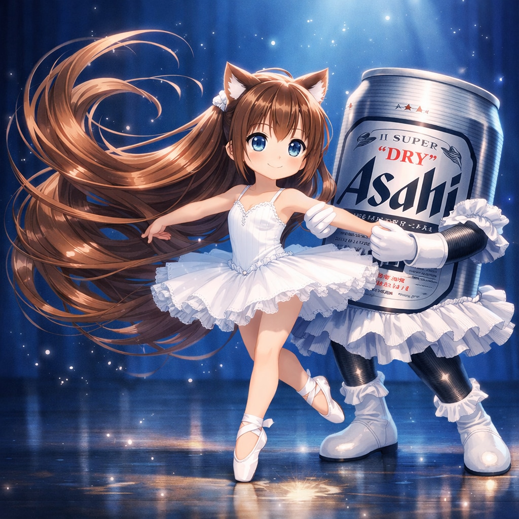 パ・ド・ドゥの小さな女の子