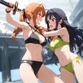 戦うビキニの戦士達 2枚目