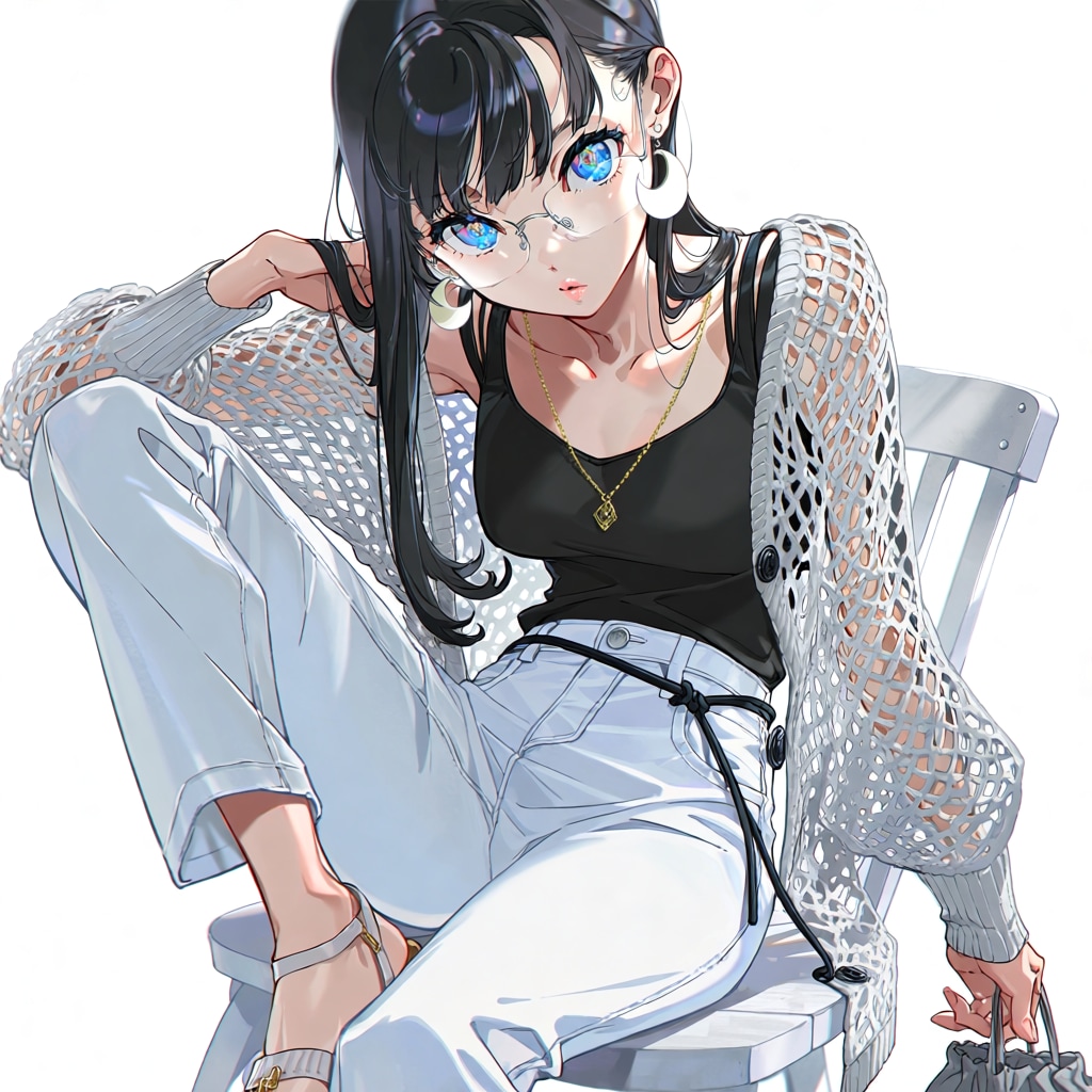 メッシュカーディガン