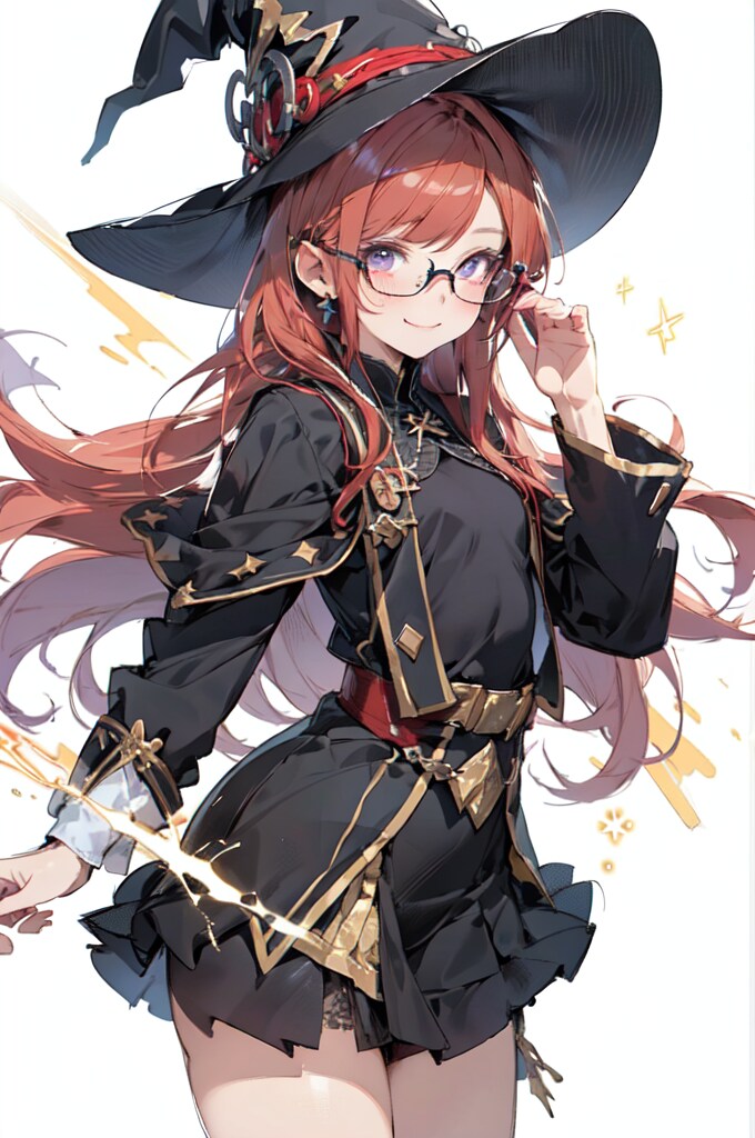 うちの赤髪眼鏡魔女さん