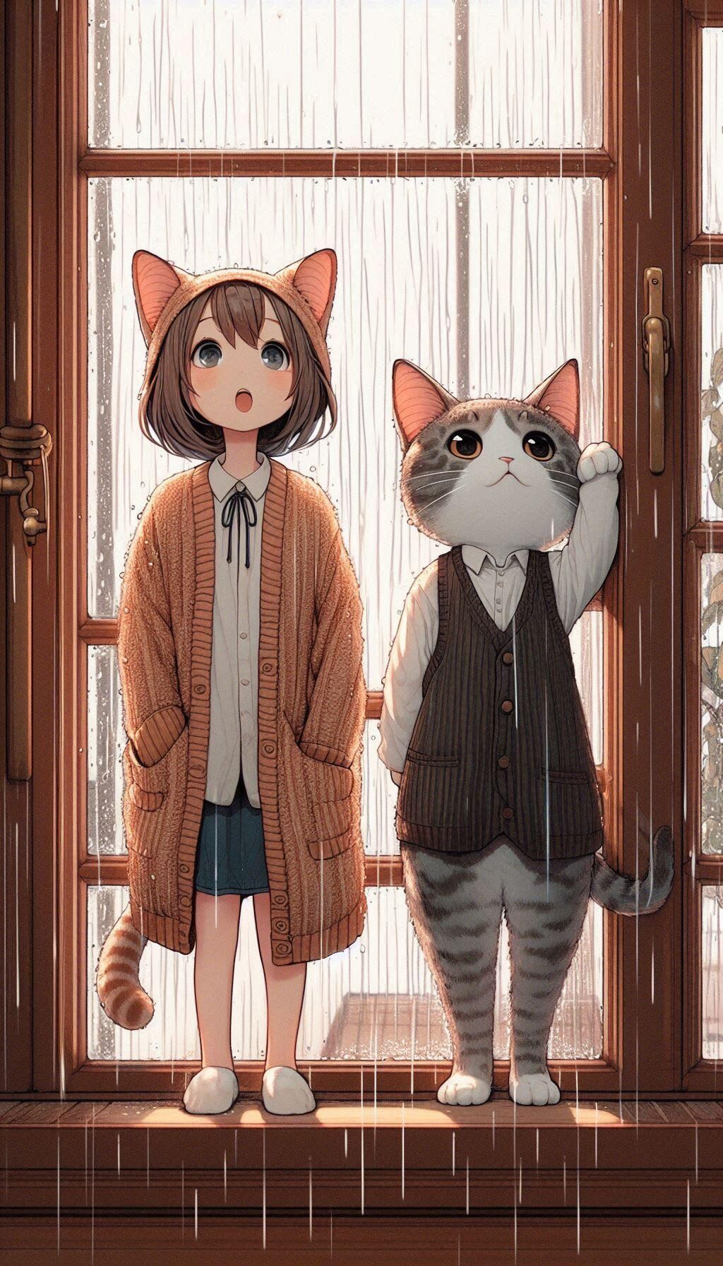 よく降るね