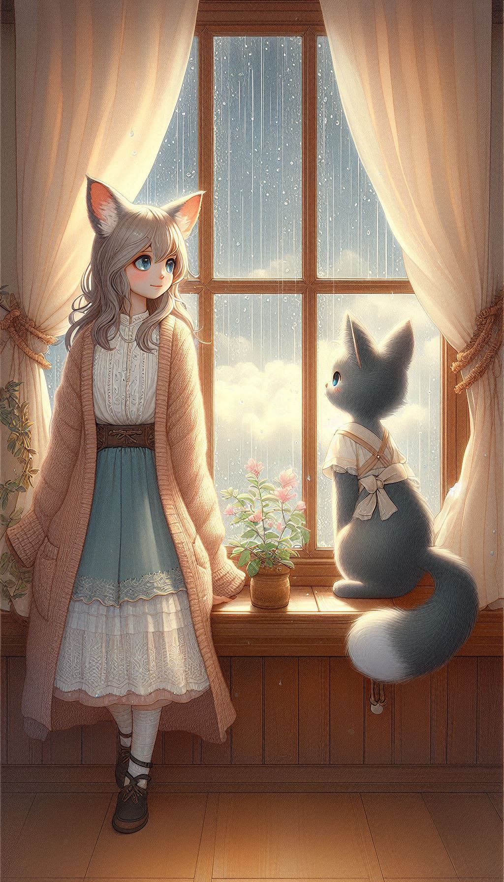よく降るね | の人気AIイラスト・グラビア