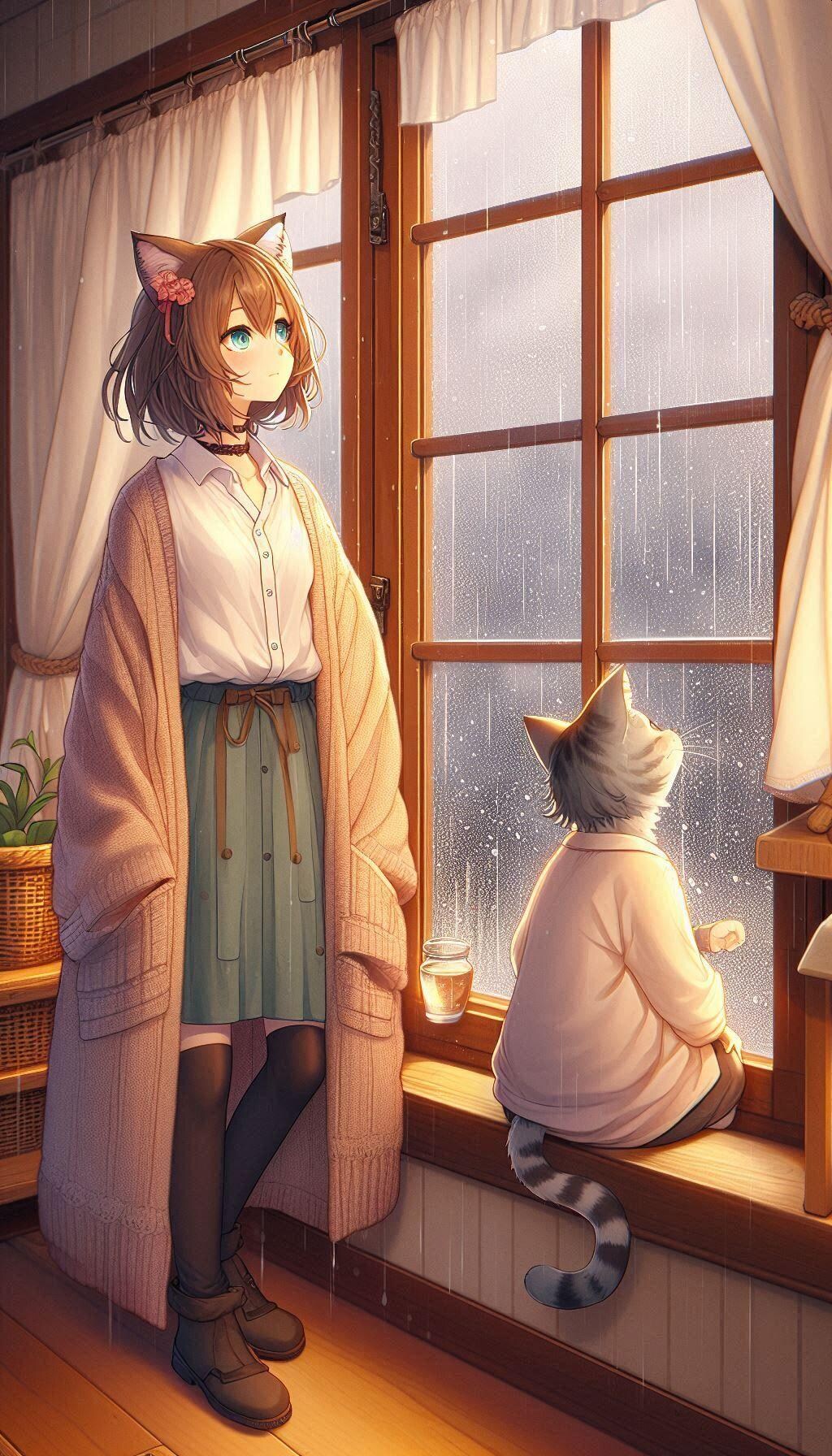よく降るね