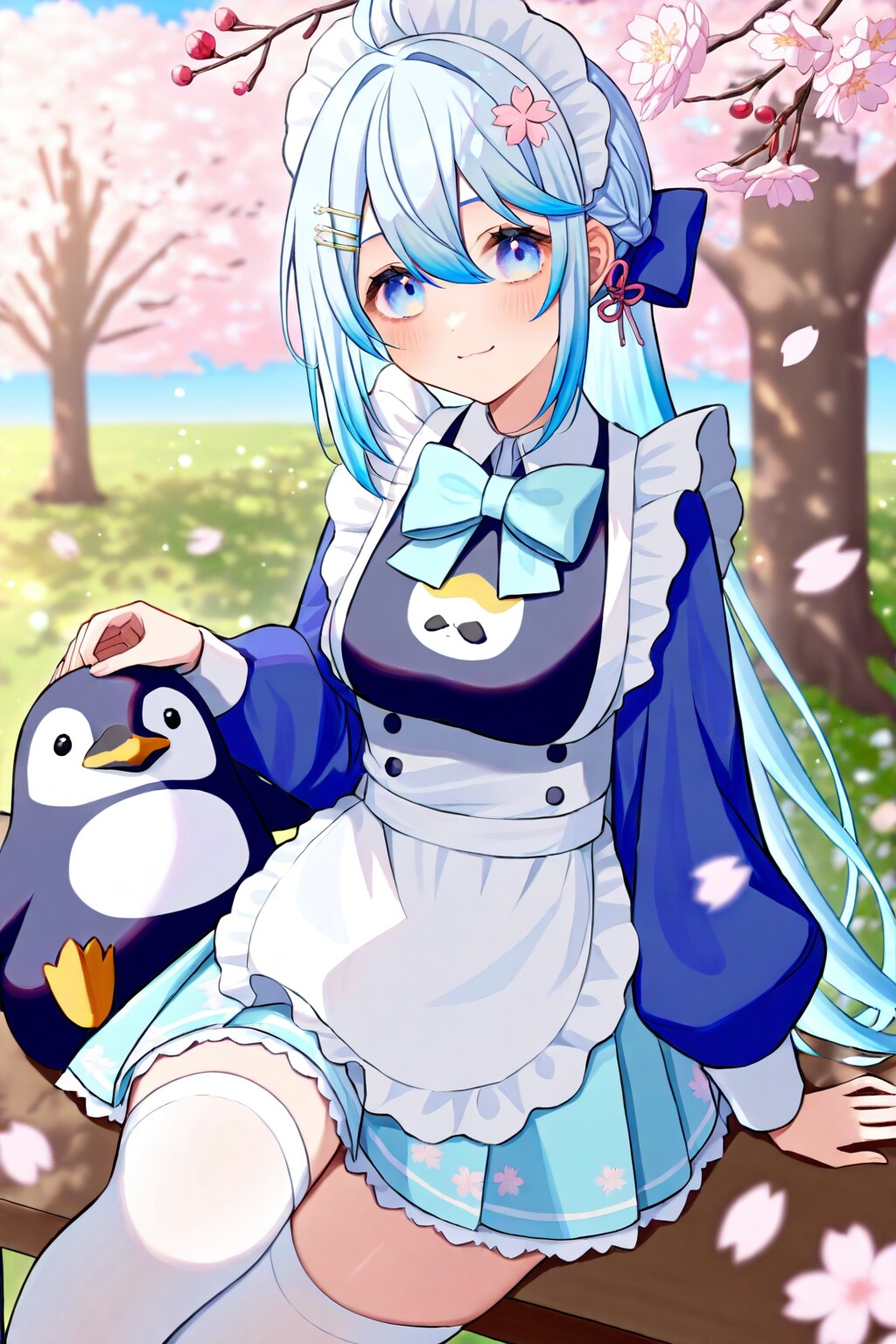 ペンギンと少女
