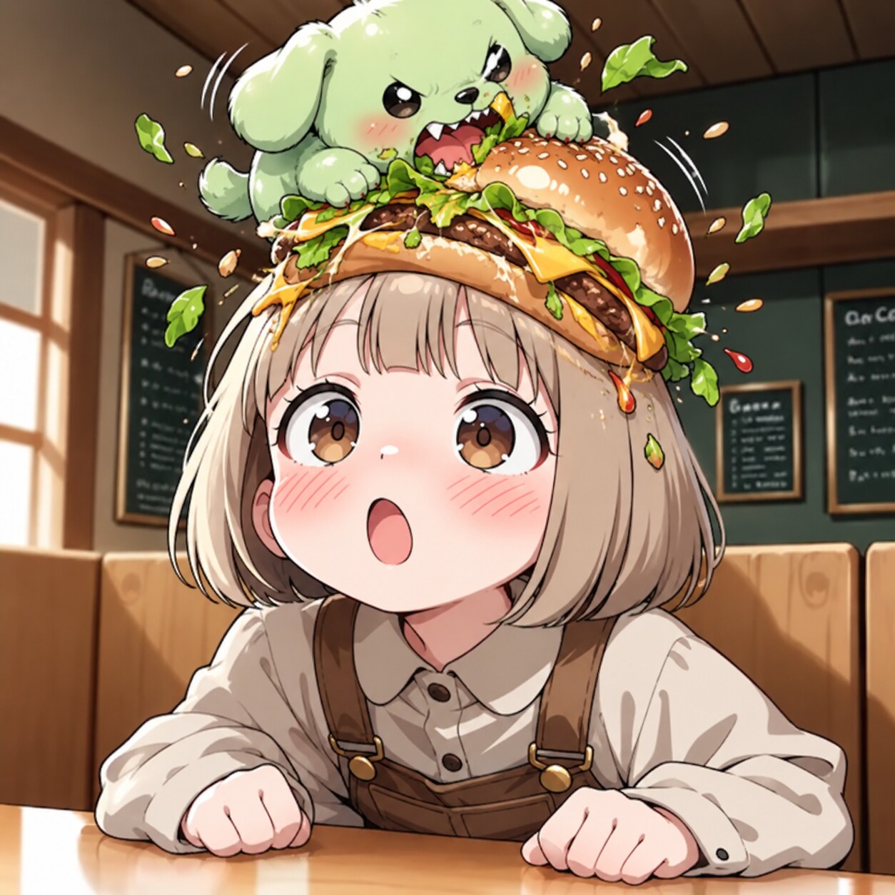 バーガーガール🍔２−４ | の人気AIイラスト・グラビア