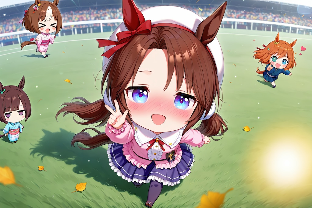 (2_i2iで変換して、観客を入れて生成。