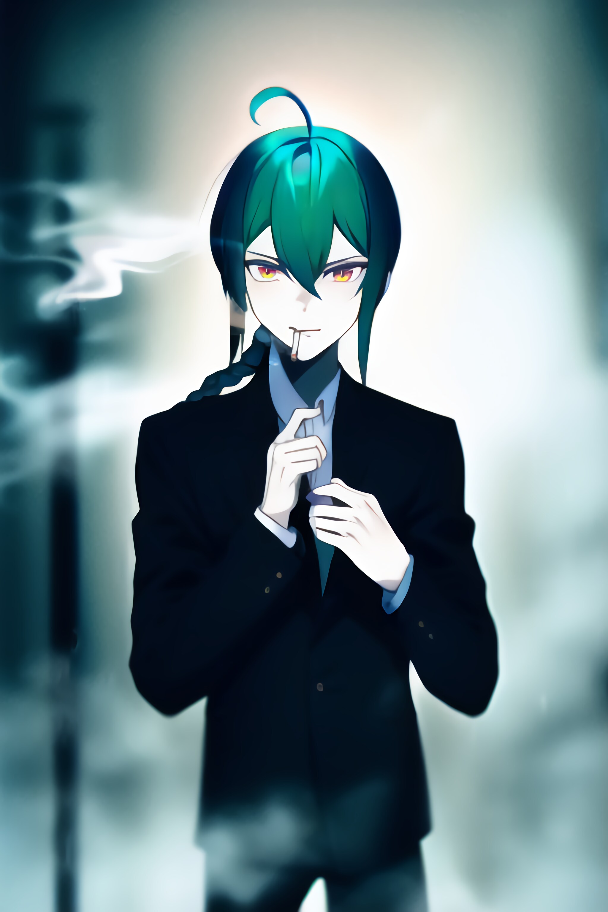 襟を正す