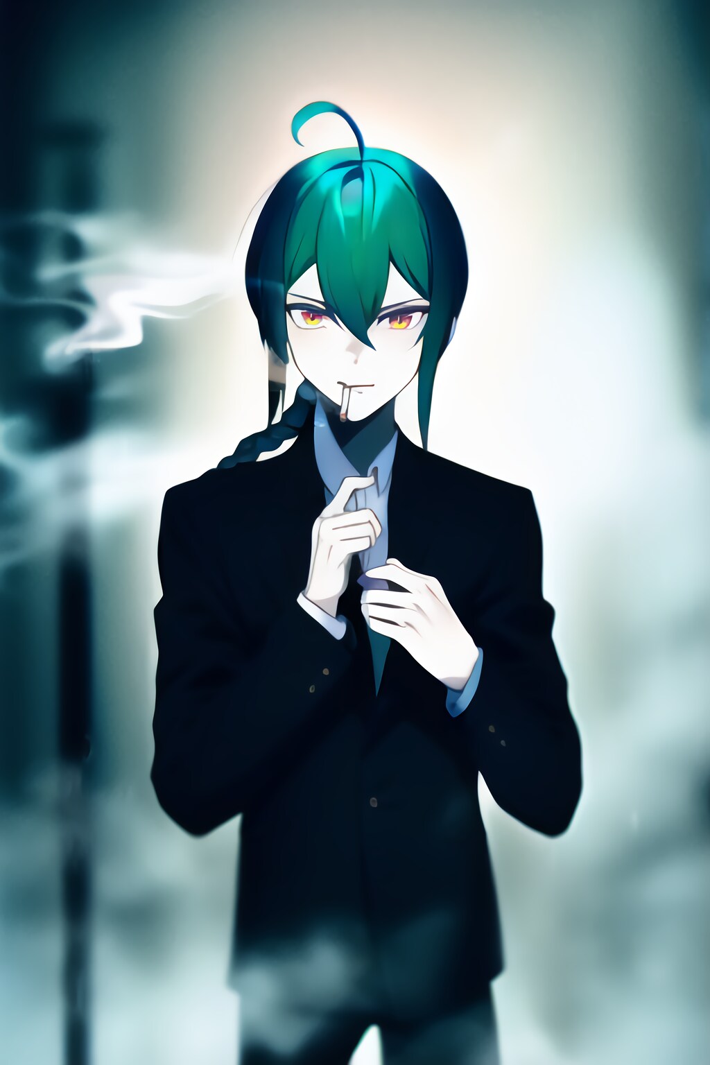 襟を正す