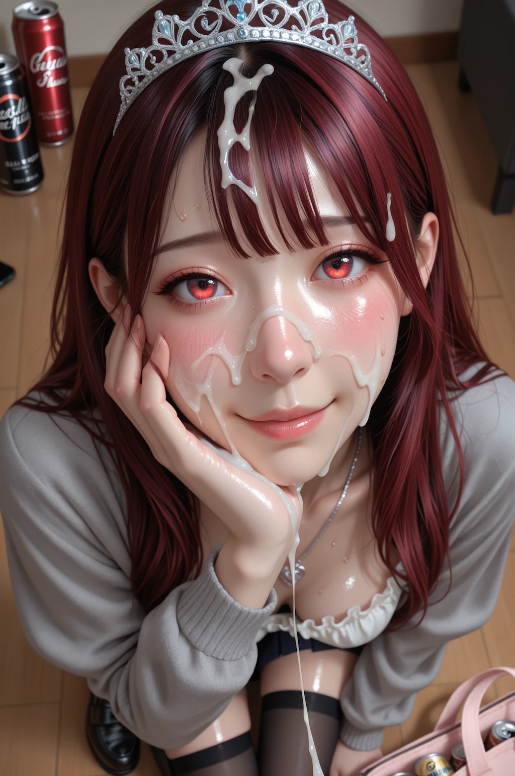 オタサーの姫_顔射