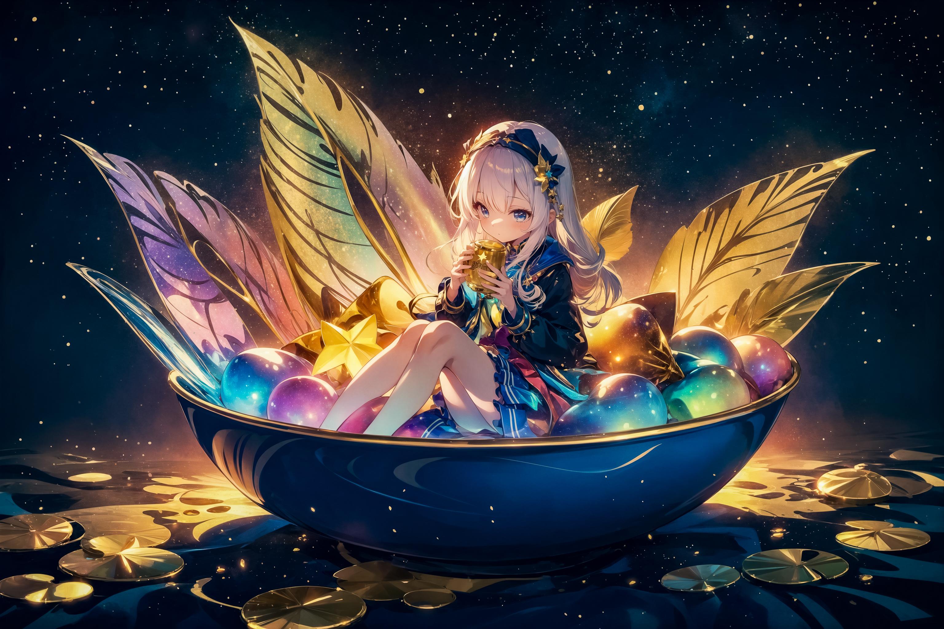 starrystarscloudcolorful