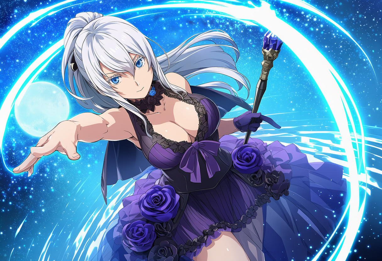 黒バラをまとう