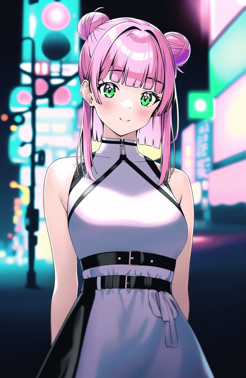 【呪文共有】サイバーパンクな女の子