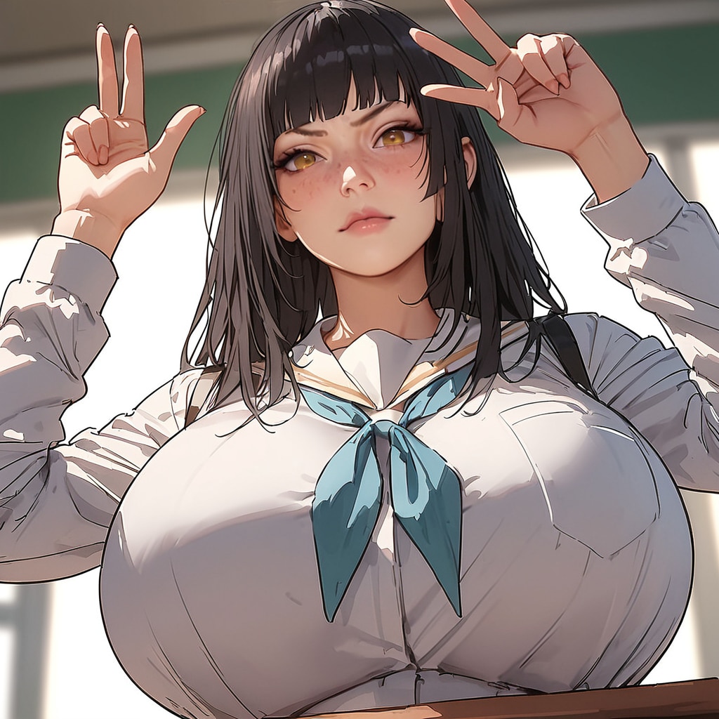 爆乳の先輩