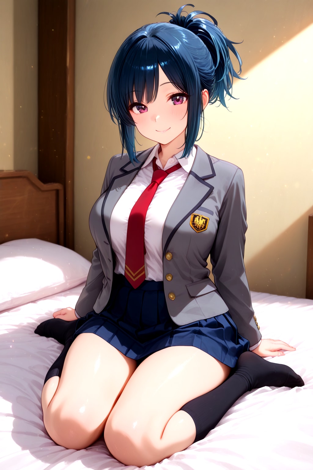 137（ベッドに座っちゃう）