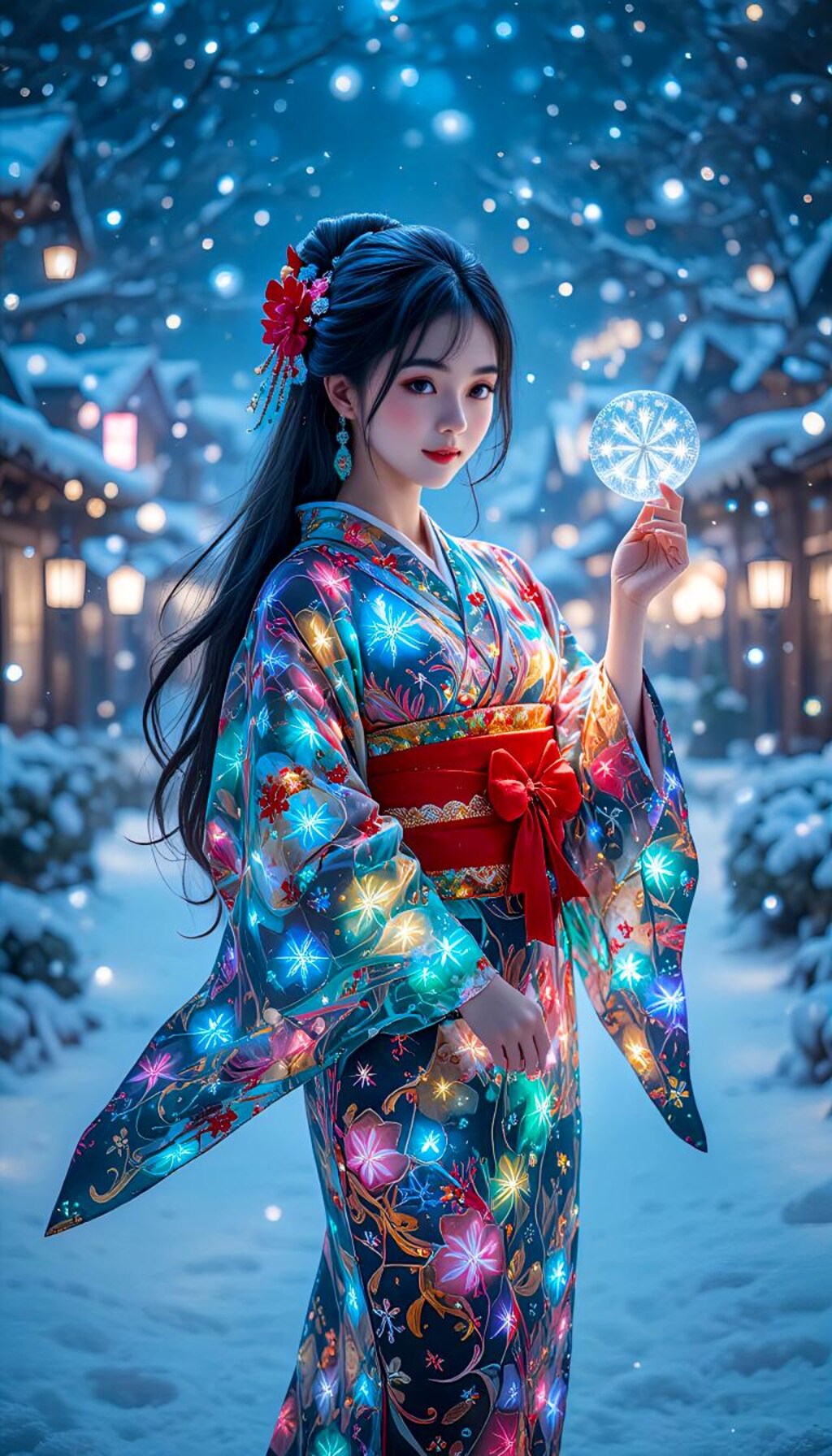 ツリーな着物の君