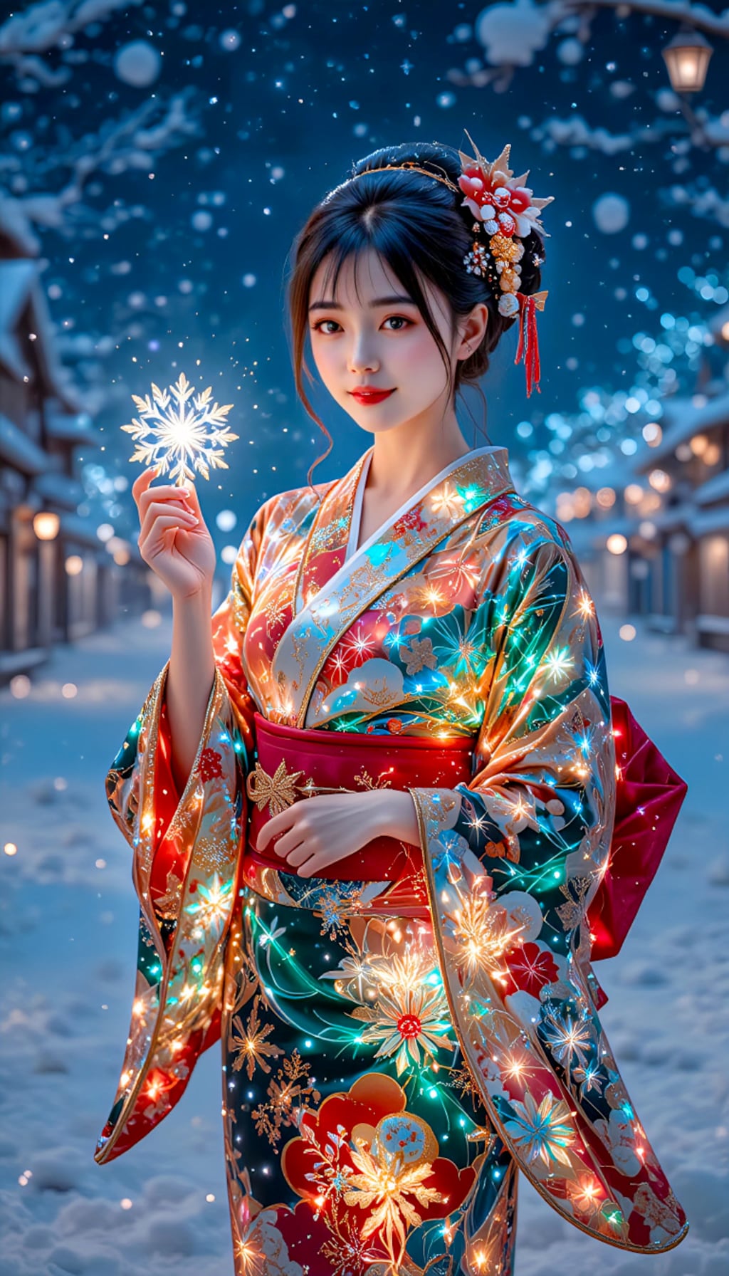 ツリーな着物の君