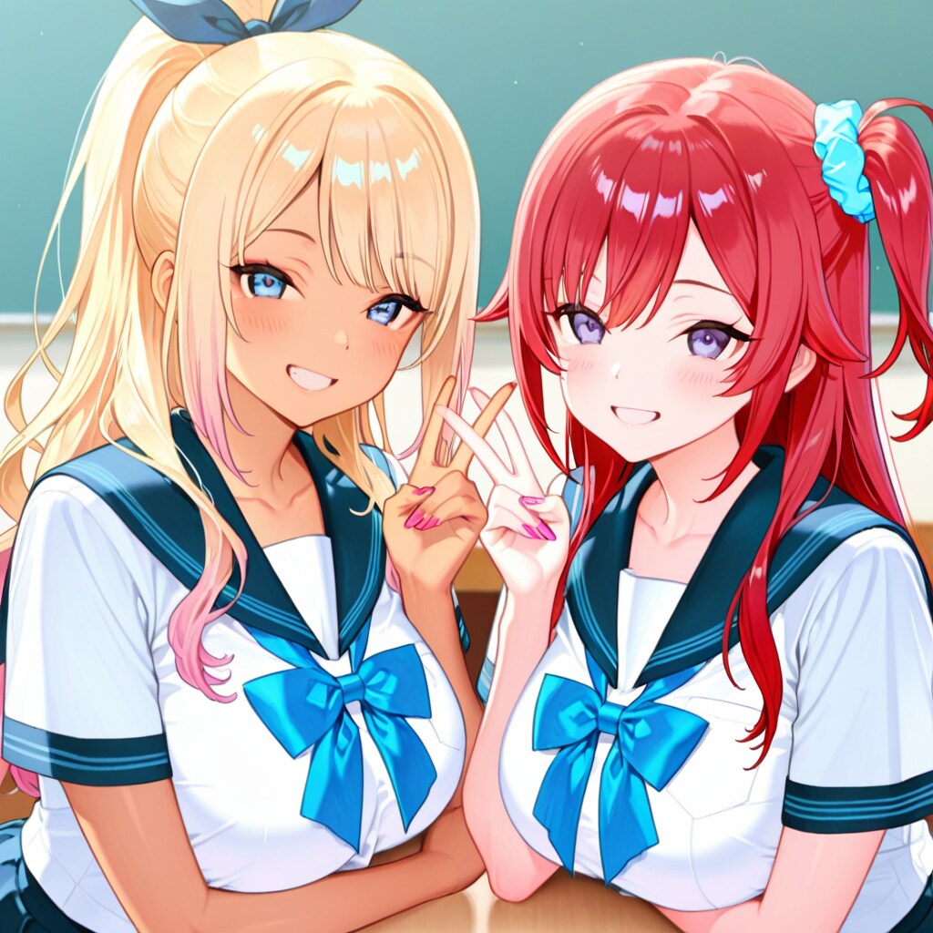 なっちゃんとにーかちゃん