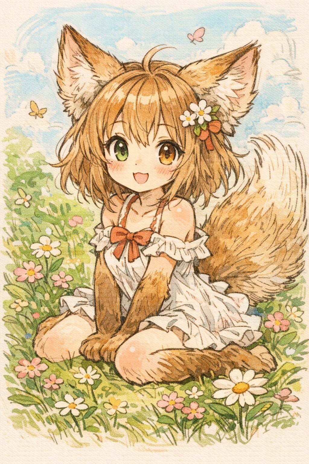 晴れた日にぺたん