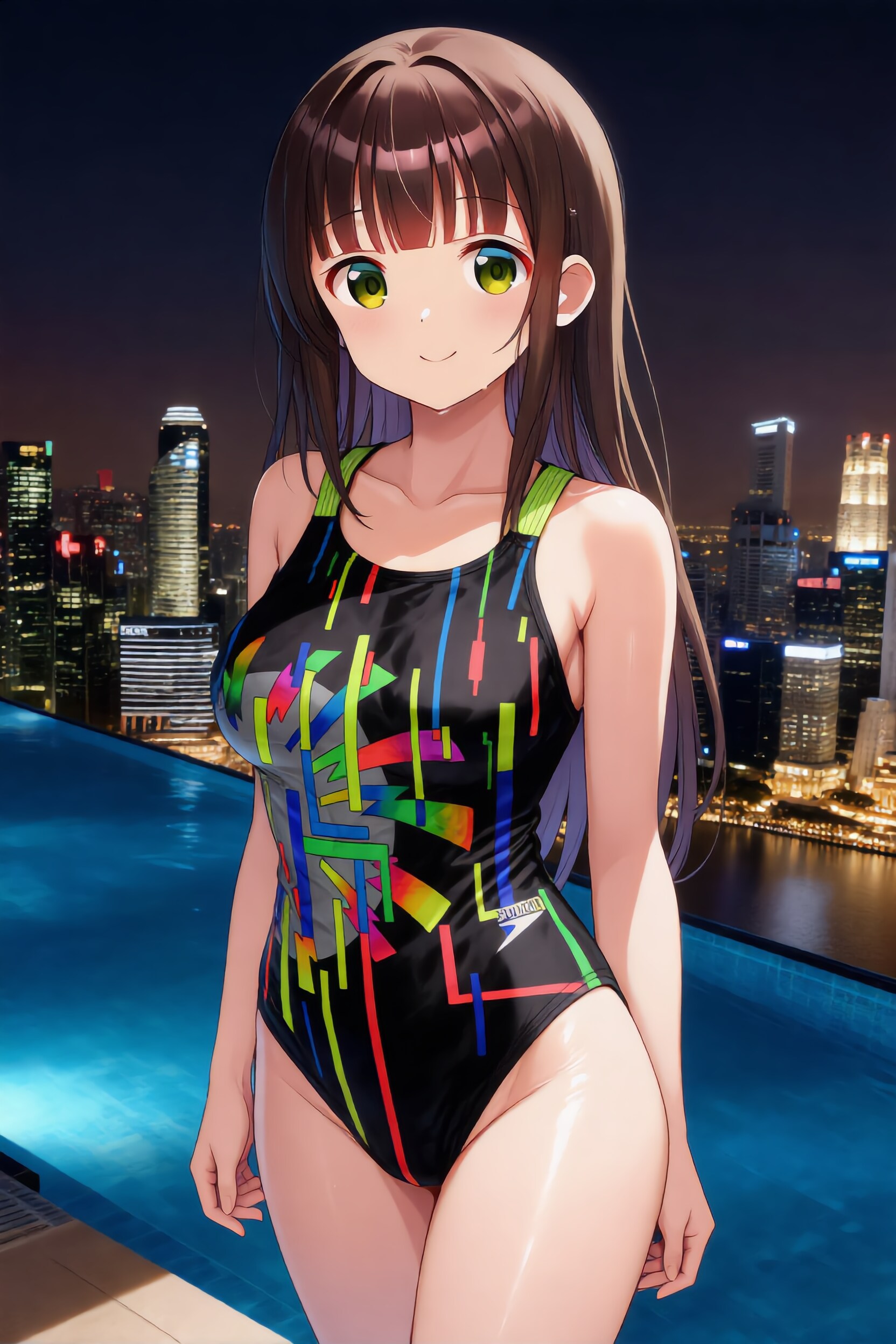 宇治松千夜の競泳水着姿　詰め合わせ　第17弾