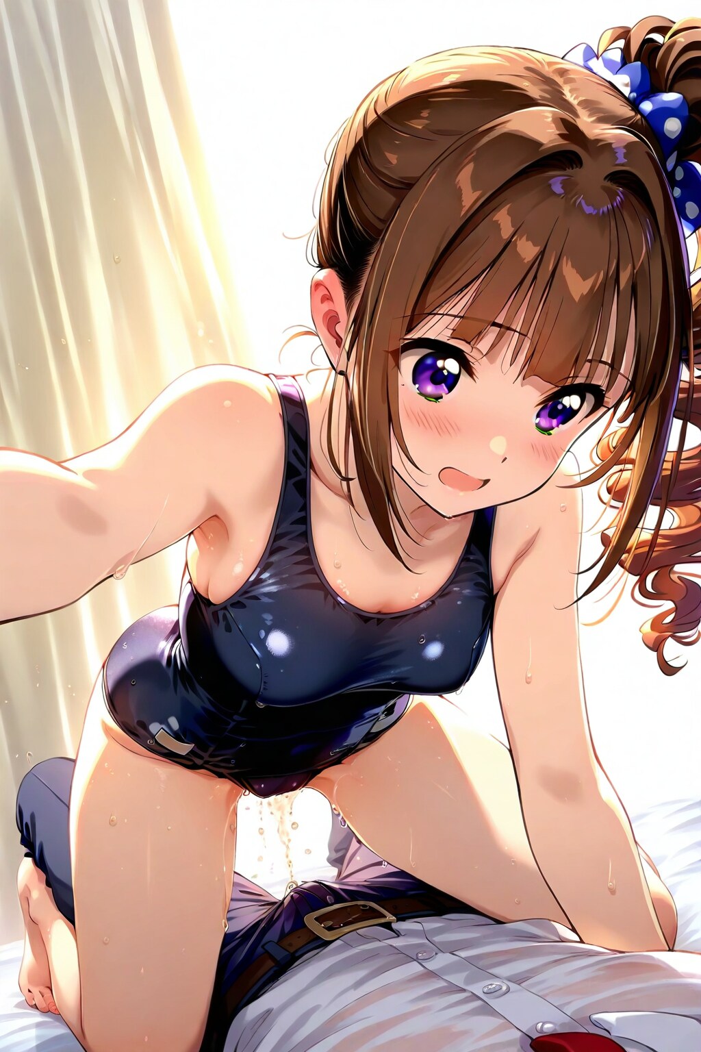 横山奈緒のスクール水着1（台詞付き）