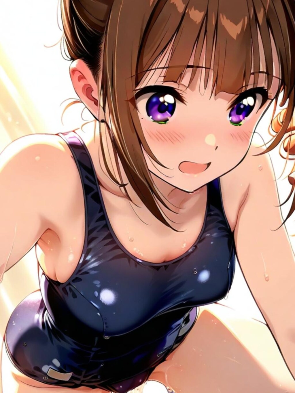 横山奈緒のスクール水着1（台詞付き）