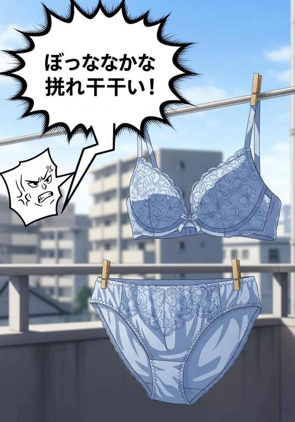 今日は下着をツンデレ風にしゃべらせてみた