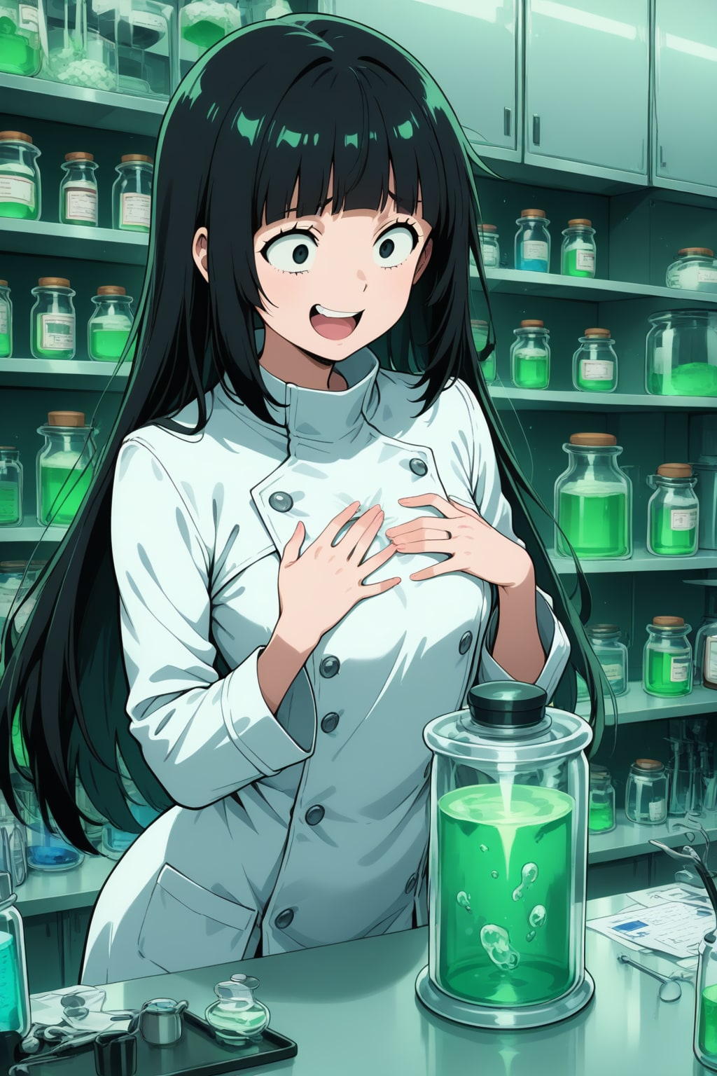 科学者の狂気 | の人気AIイラスト・グラビア