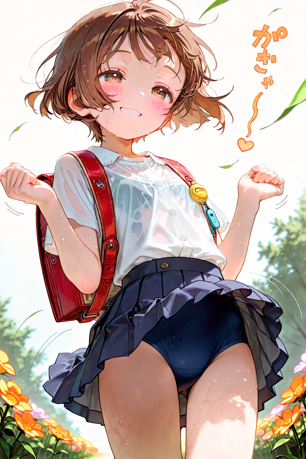 濡れた水着を下に着たまま家に帰るコフィちゃんｗ