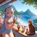 海の見えるレストラン 3枚目