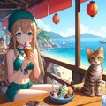 海の見えるレストラン 2枚目
