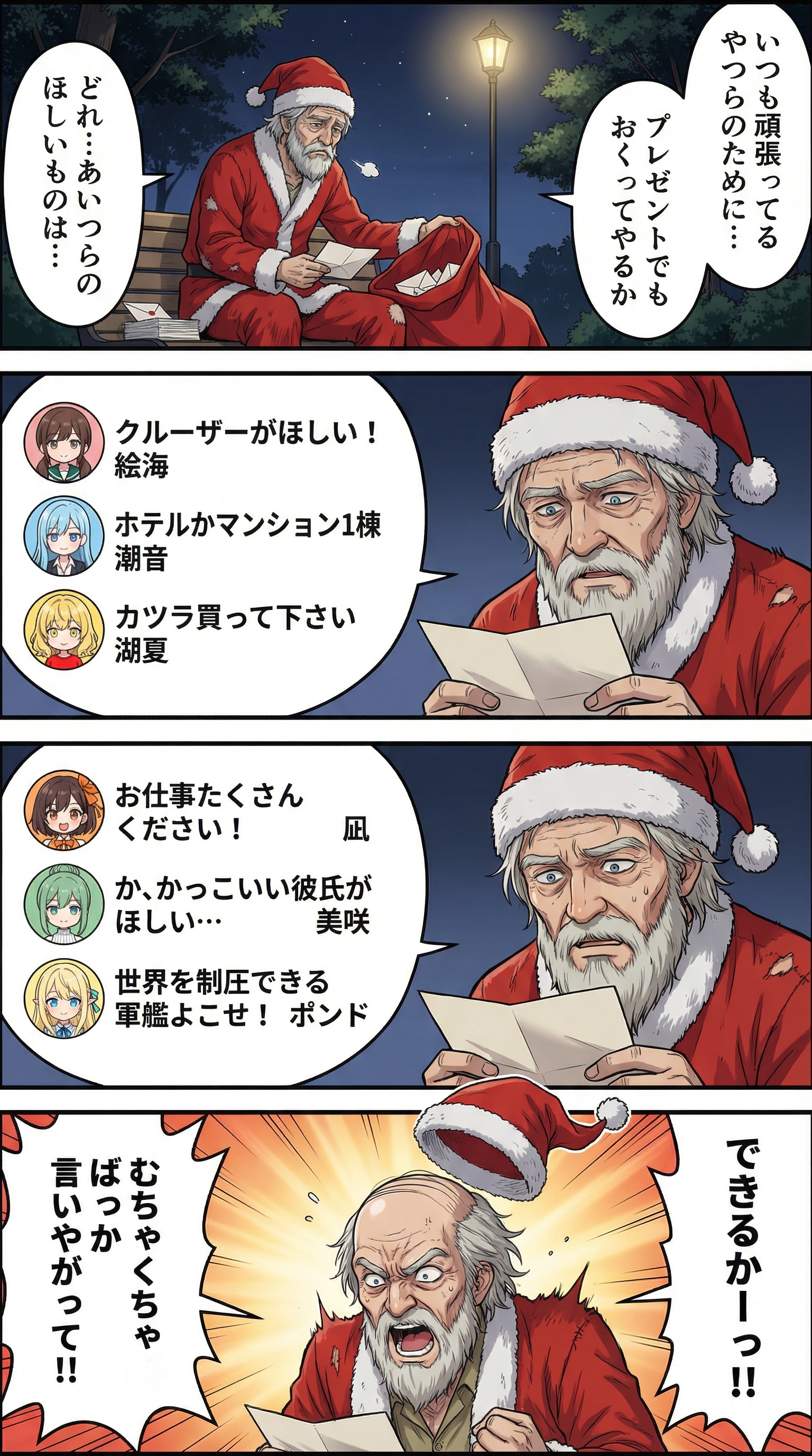 4コマ漫画｢うちの子にプレゼント｣ | の人気AIイラスト・グラビア