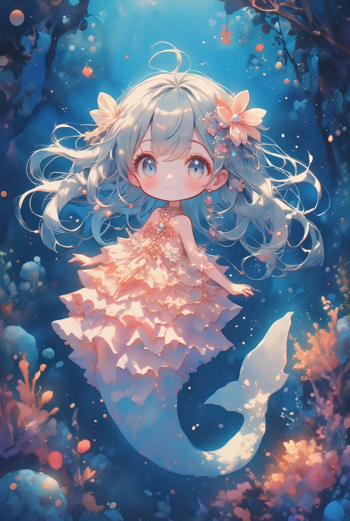 フリフリ人魚ちゃん | の人気AIイラスト・グラビア