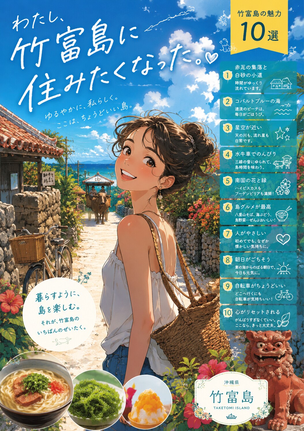竹富島に住みたくなった。 | の人気AIイラスト・グラビア