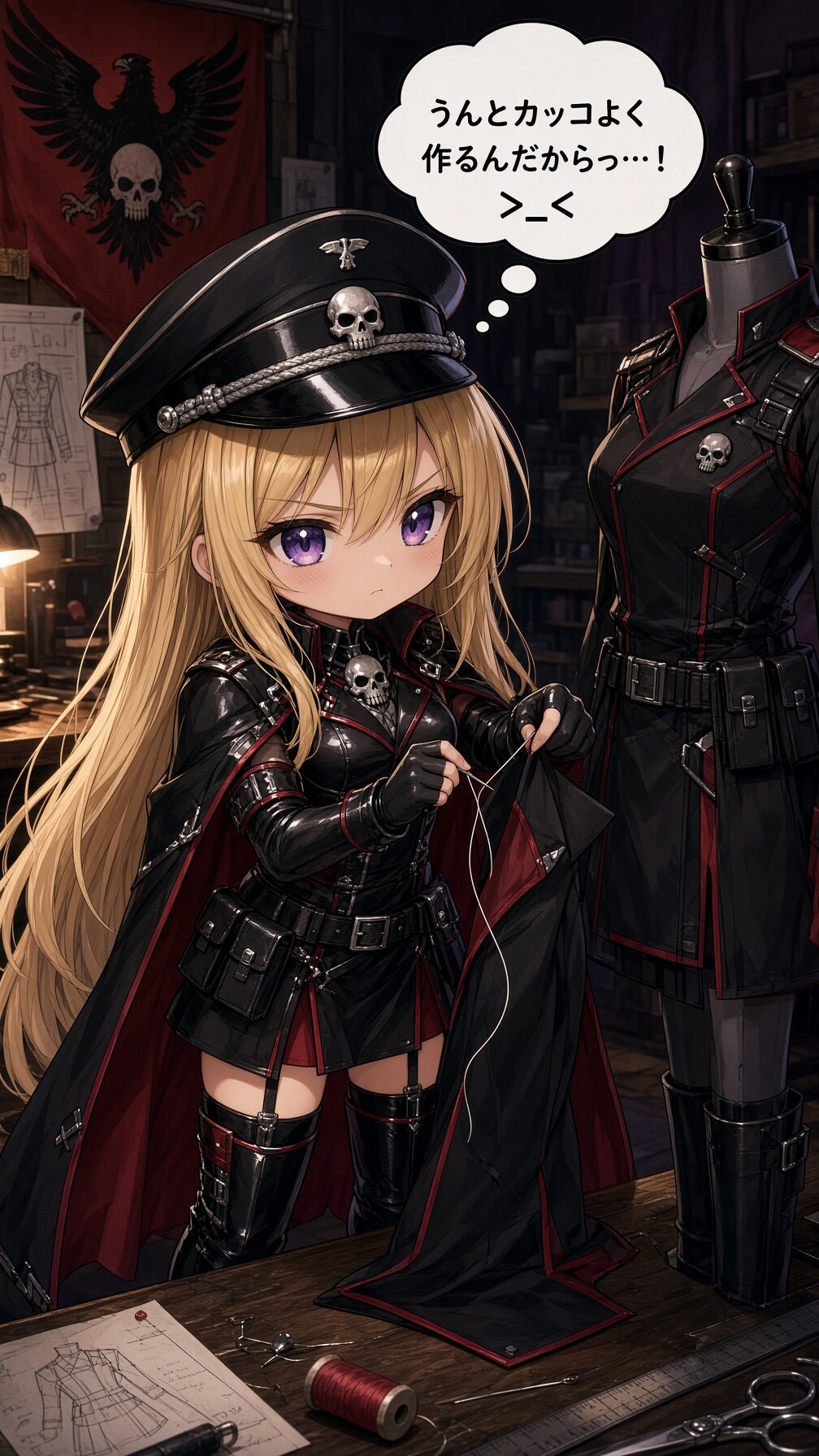 戦闘員服製作中 | の人気AIイラスト・グラビア