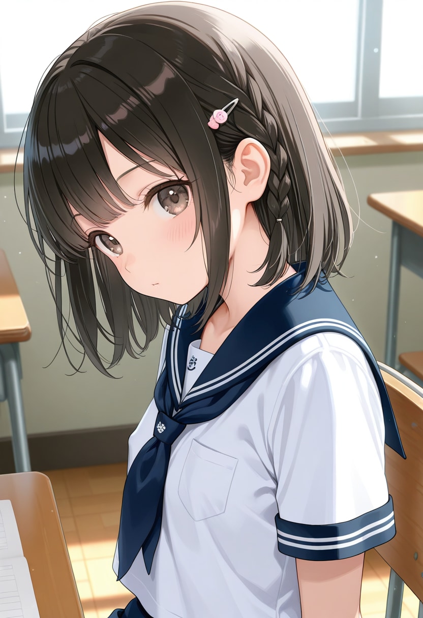 黒髪の美少女(423)