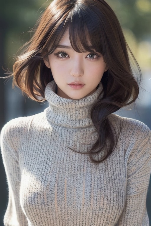 ニット | の人気AIイラスト・グラビア