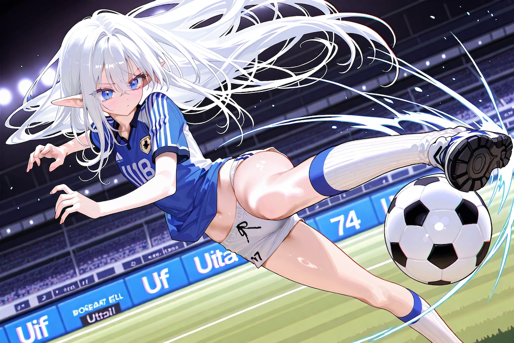 エルフなLILYちゃん。※別衣装＋サッカーver