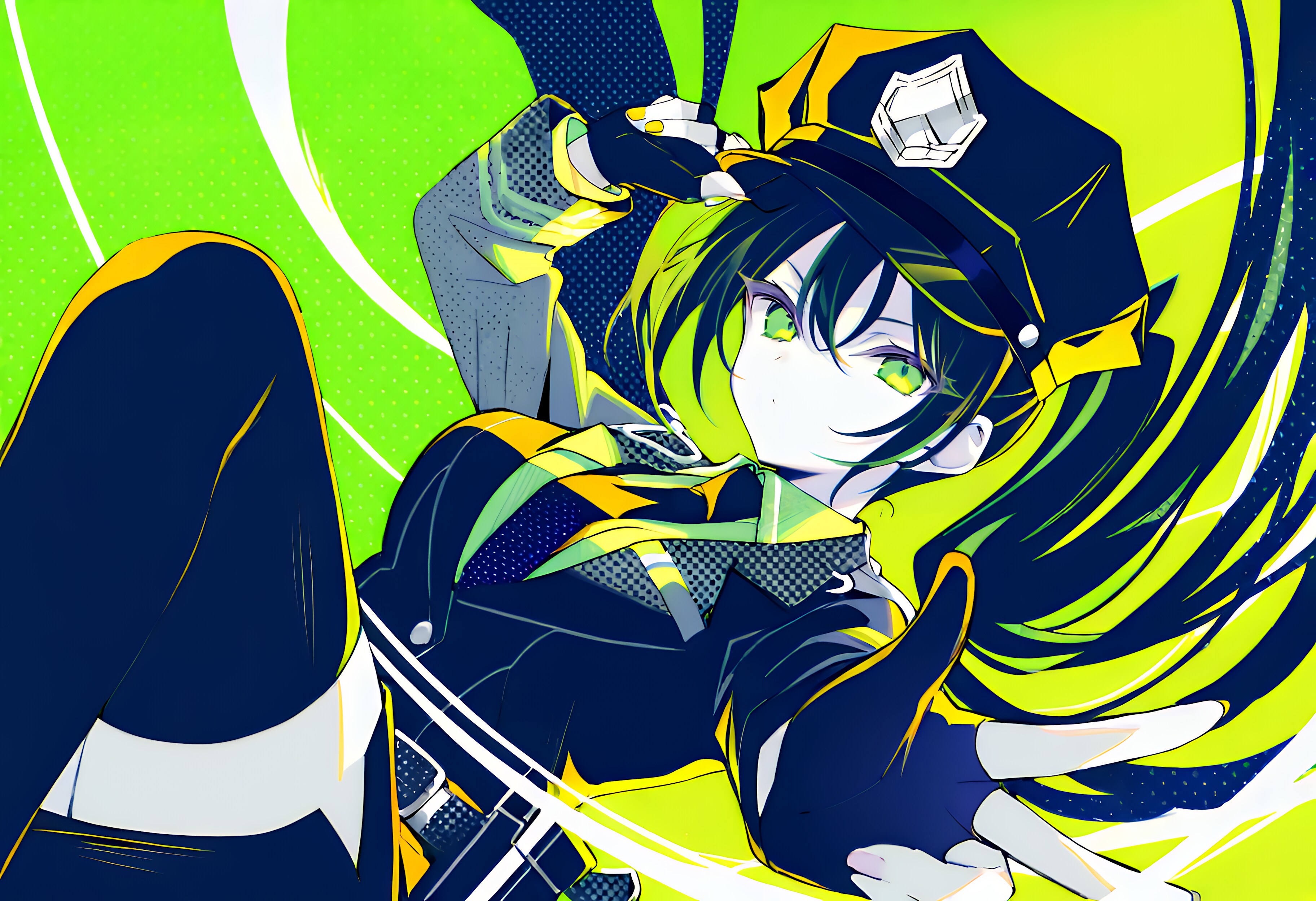 ミニスカポリス | の人気AIイラスト・グラビア