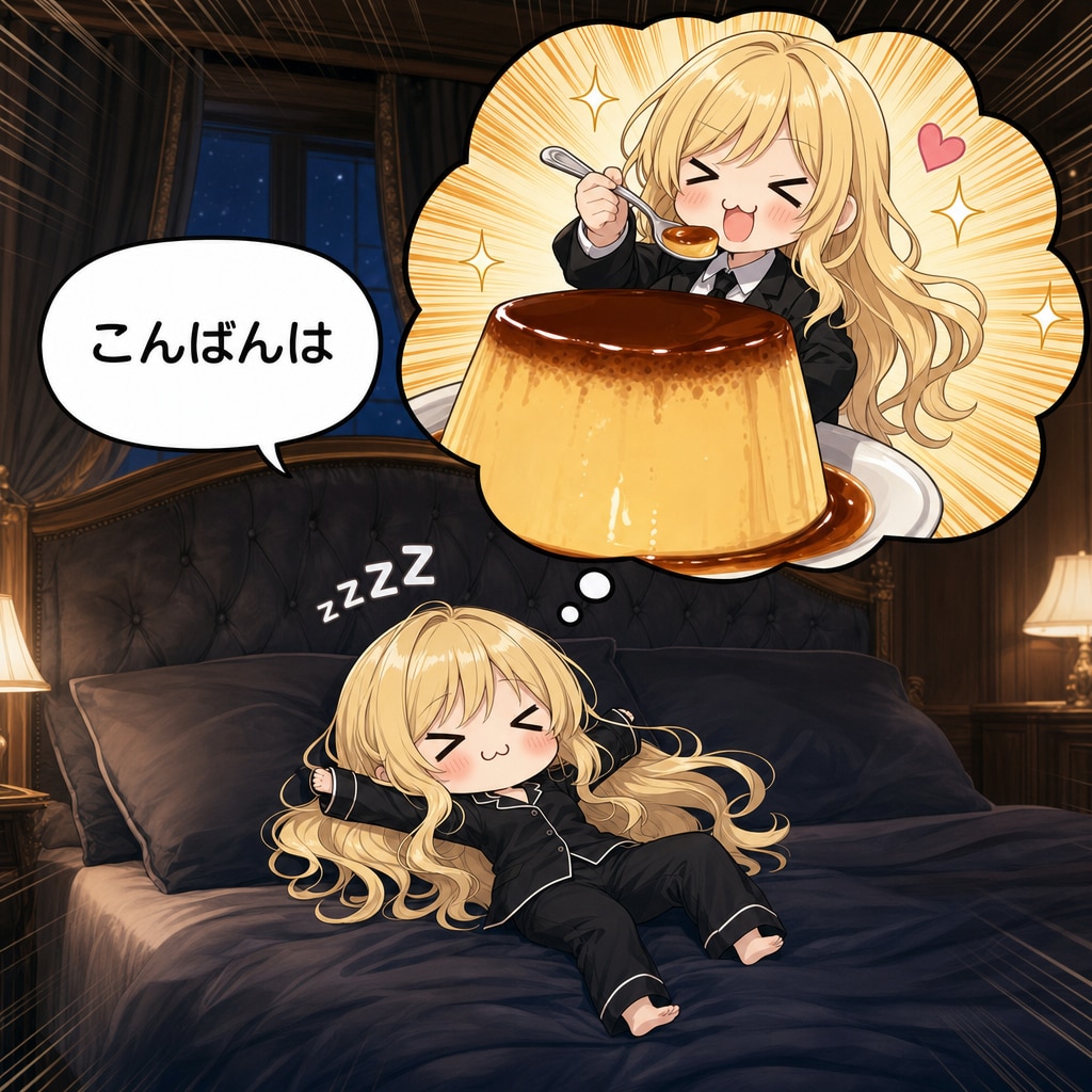 巨大プリンの夢とエリザベス