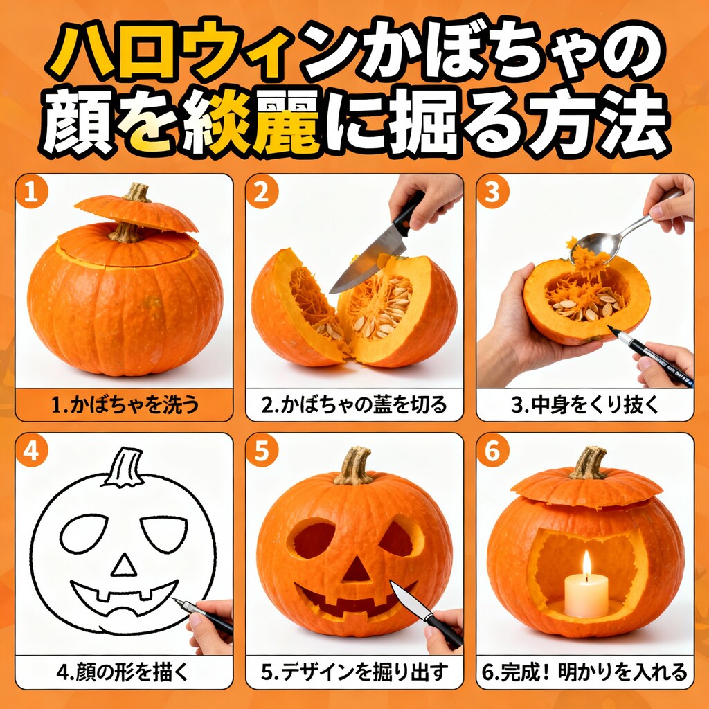 パンプキンヘッドの作り方