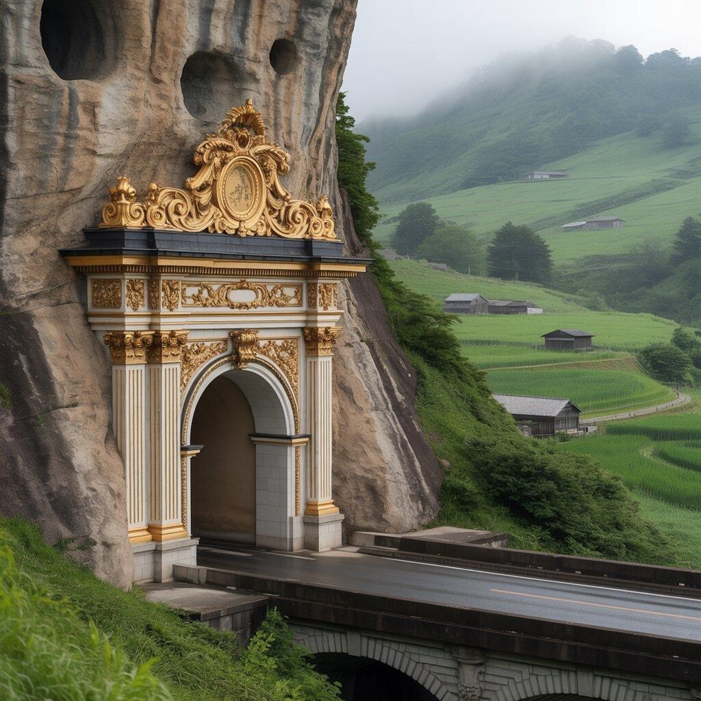 ベルサイユ宮殿風トンネル