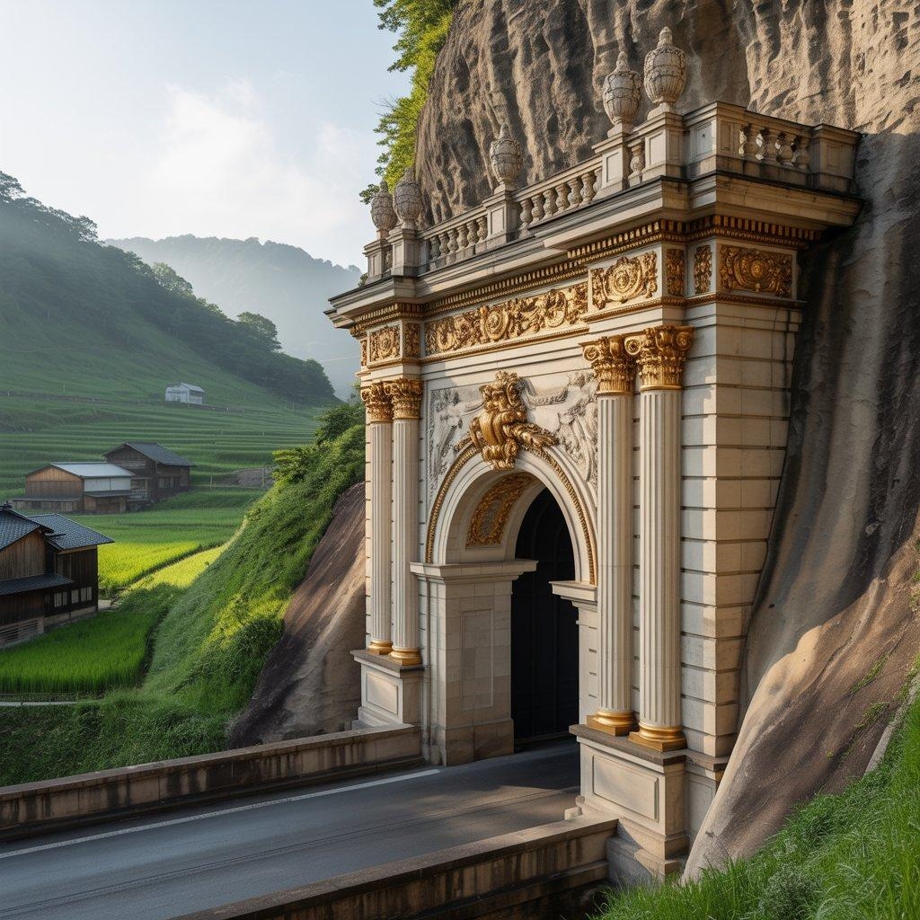 ベルサイユ宮殿風トンネル